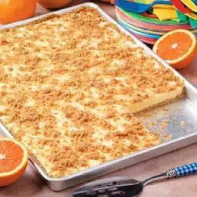 Orange Cream Freezer Dessert