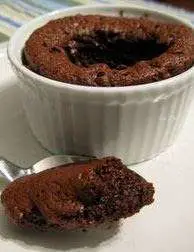 Microwave Brownie Lava Cakes