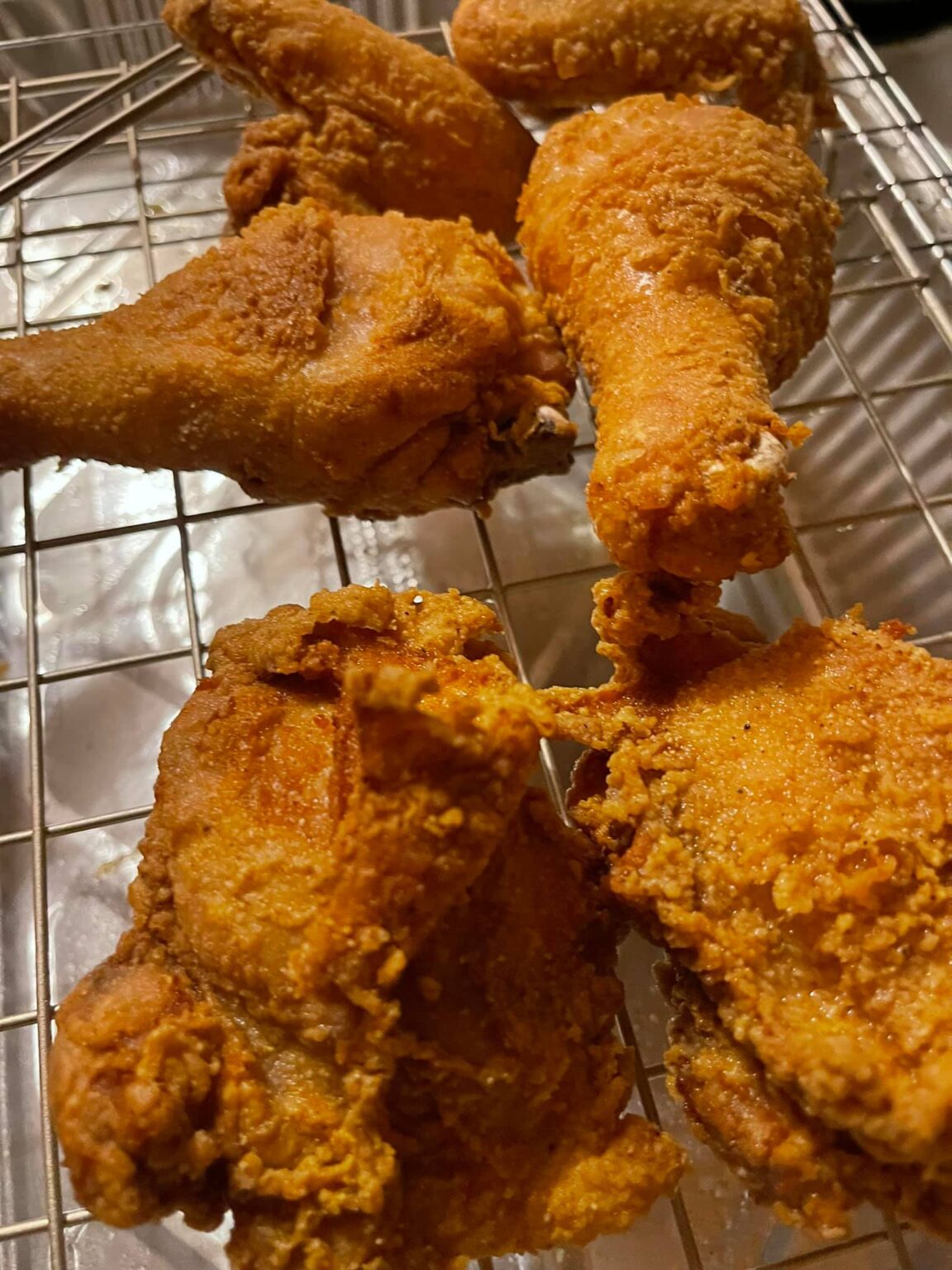Spicy Southern fried chicken