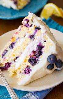 Lemon Blueberry Layer Cake !!!