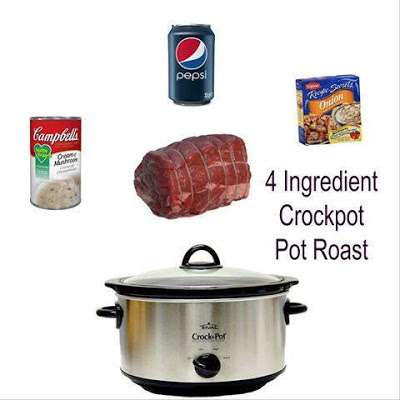 4 Ingredient Crockpot Pot Roast