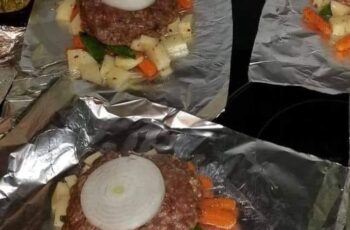 Burger foil packs AKA Hobo